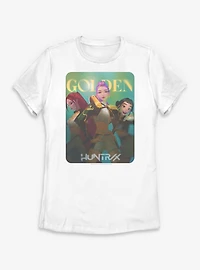 KPop Demon Hunters Huntrix Golden Photocard Womens T-Shirt