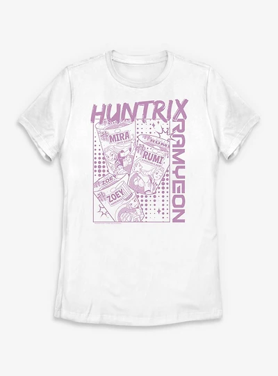 KPop Demon Hunters HUNTR/X Ramyeon Ramen Womens T-Shirt