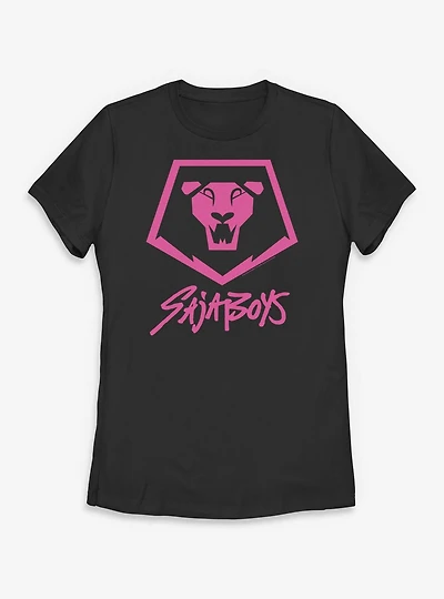 KPop Demon Hunters Saja Boys Lion Logo Womens T-Shirt
