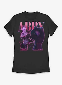 KPop Demon Hunters Saja Boys Abby Collage Womens T-Shirt