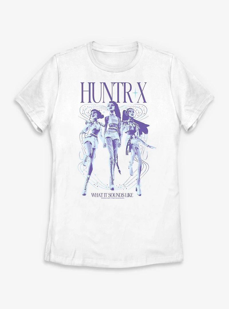 KPop Demon Hunters Huntrix What It Sound Like Womens T-Shirt