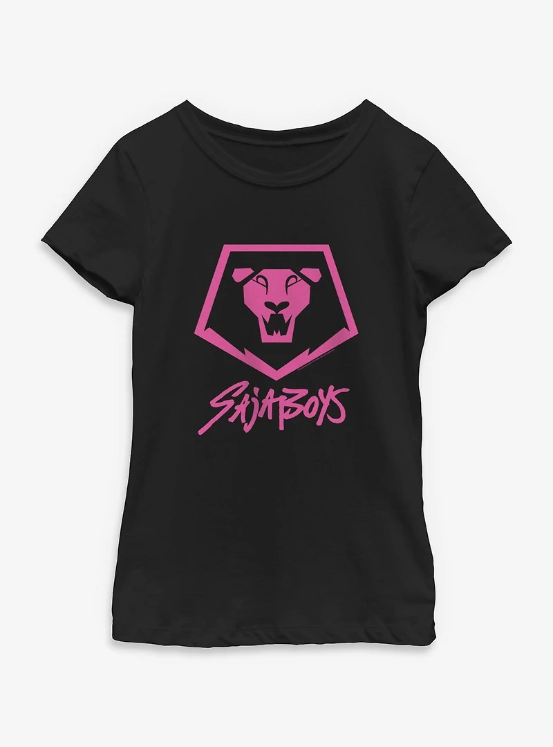 KPop Demon Hunters Saja Boys Lion Logo Youth Girls T-Shirt