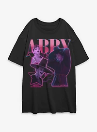KPop Demon Hunters Saja Boys Abby Collage Womens Oversized T-Shirt