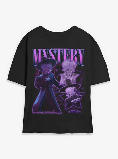 KPop Demon Hunters Saja Boys Mystery Collage Womens Skimmer T-Shirt