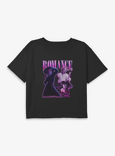 KPop Demon Hunters Saja Boys Romance Collage Youth Girls Boxy Crop T-Shirt