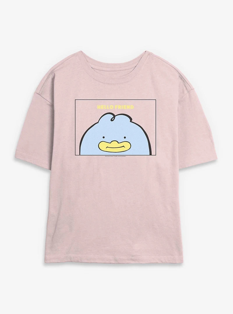 KPop Demon Hunters Ducky Note Womens Skimmer T-Shirt