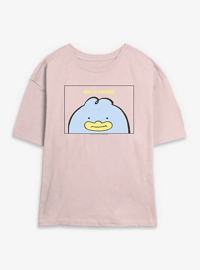 KPop Demon Hunters Ducky Note Womens Skimmer T-Shirt