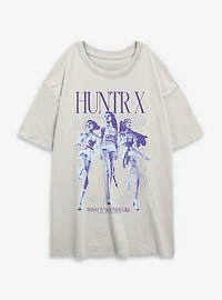KPop Demon Hunters Huntrix What It Sound Like Womens Oversized T-Shirt