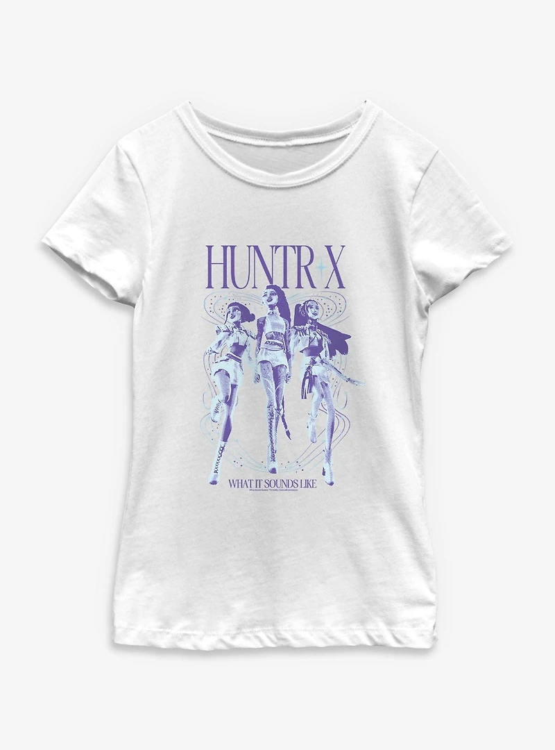 KPop Demon Hunters Huntrix What It Sound Like Youth Girls T-Shirt