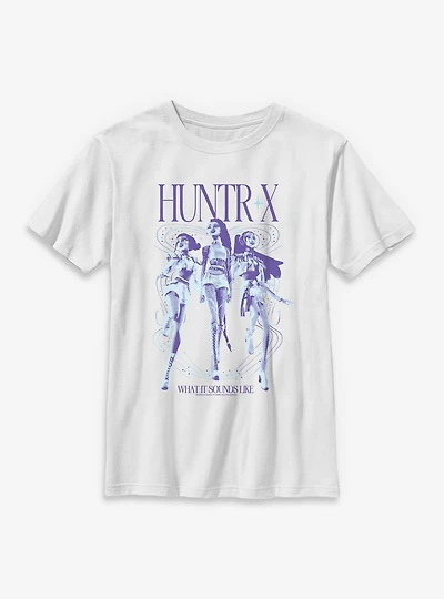 KPop Demon Hunters Huntrix What It Sound Like Youth T-Shirt
