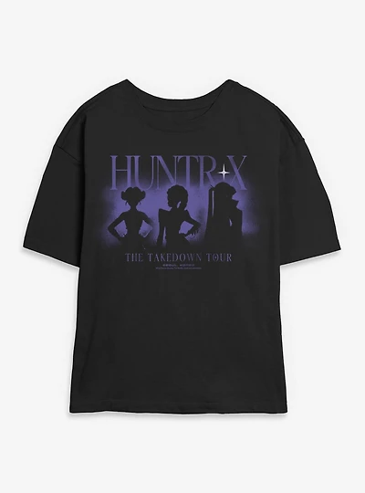 KPop Demon Hunters Huntrix The Takedown Tour Womens Skimmer T-Shirt