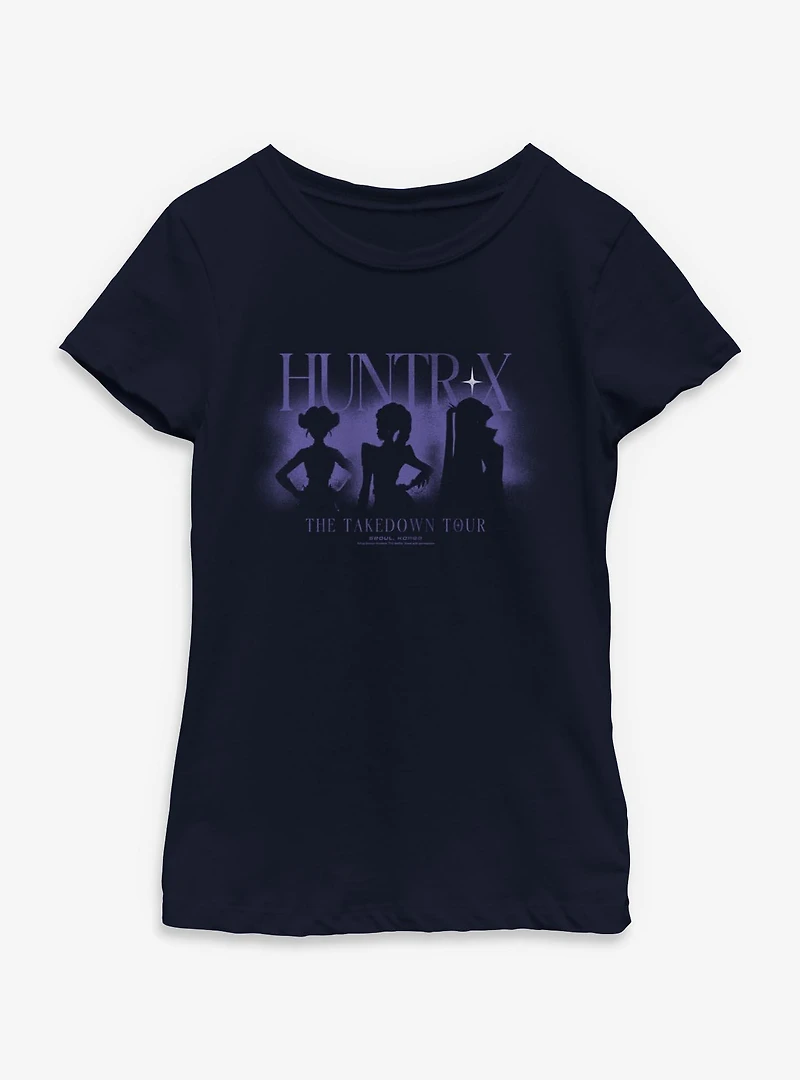 KPop Demon Hunters Huntrix The Takedown Tour Youth Girls T-Shirt