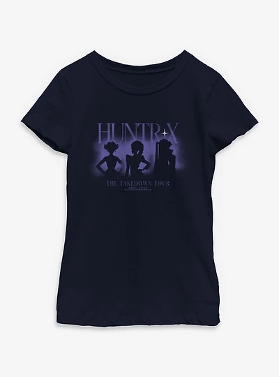 KPop Demon Hunters Huntrix The Takedown Tour Youth Girls T-Shirt