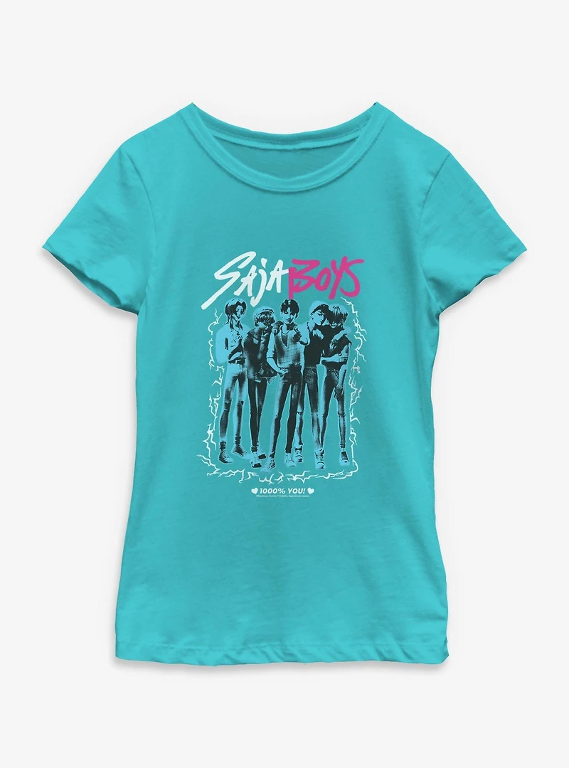 KPop Demon Hunters Saja Boys 1000 Percent You Youth Girls T-Shirt