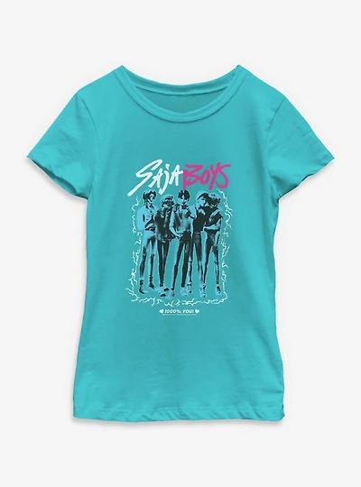 KPop Demon Hunters Saja Boys 1000 Percent You Youth Girls T-Shirt