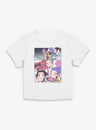 KPop Demon Hunters Manhwa Panels Huntrix Womens Baby T-Shirt