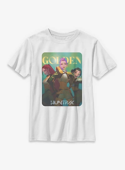 KPop Demon Hunters Huntrix Golden Photocard Youth T-Shirt