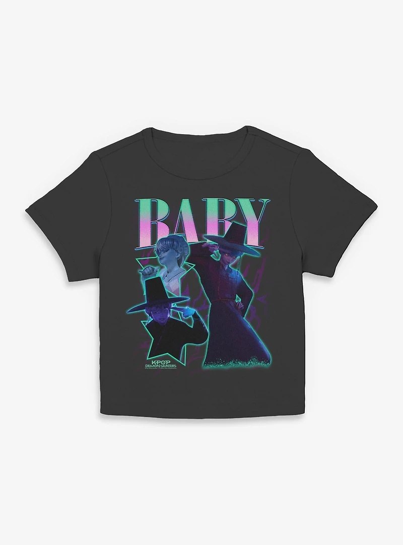 KPop Demon Hunters Saja Boys Baby Collage Womens T-Shirt