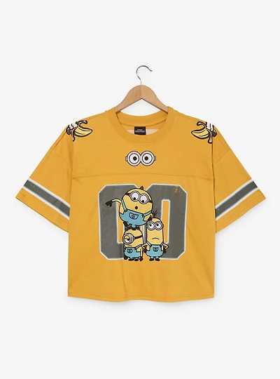 Minions Banana Women's Cropped Football Jersey — BoxLunch Exclusive