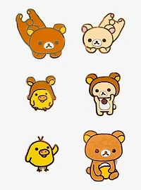 Whatever! Makes You Happy Rilakkuma Friends Blind Box Enamel Pin