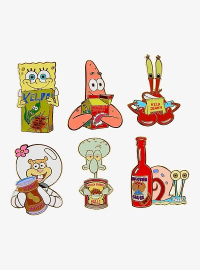 Whatever! Makes You Happy SpongeBob SquarePants Snack Blind Box Enamel Pin