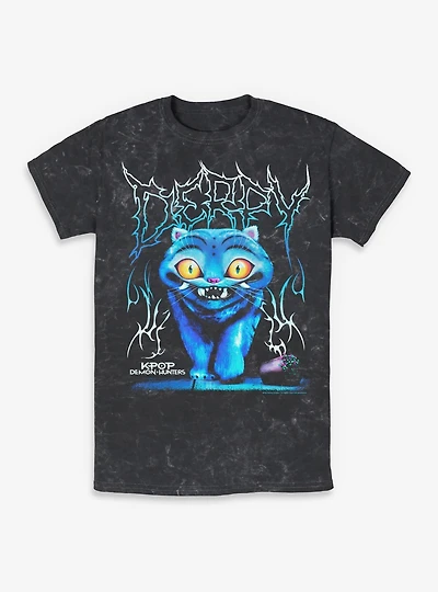 KPop Demon Hunters Derpy Rock Mineral Wash T-Shirt BoxLunch Exclusive
