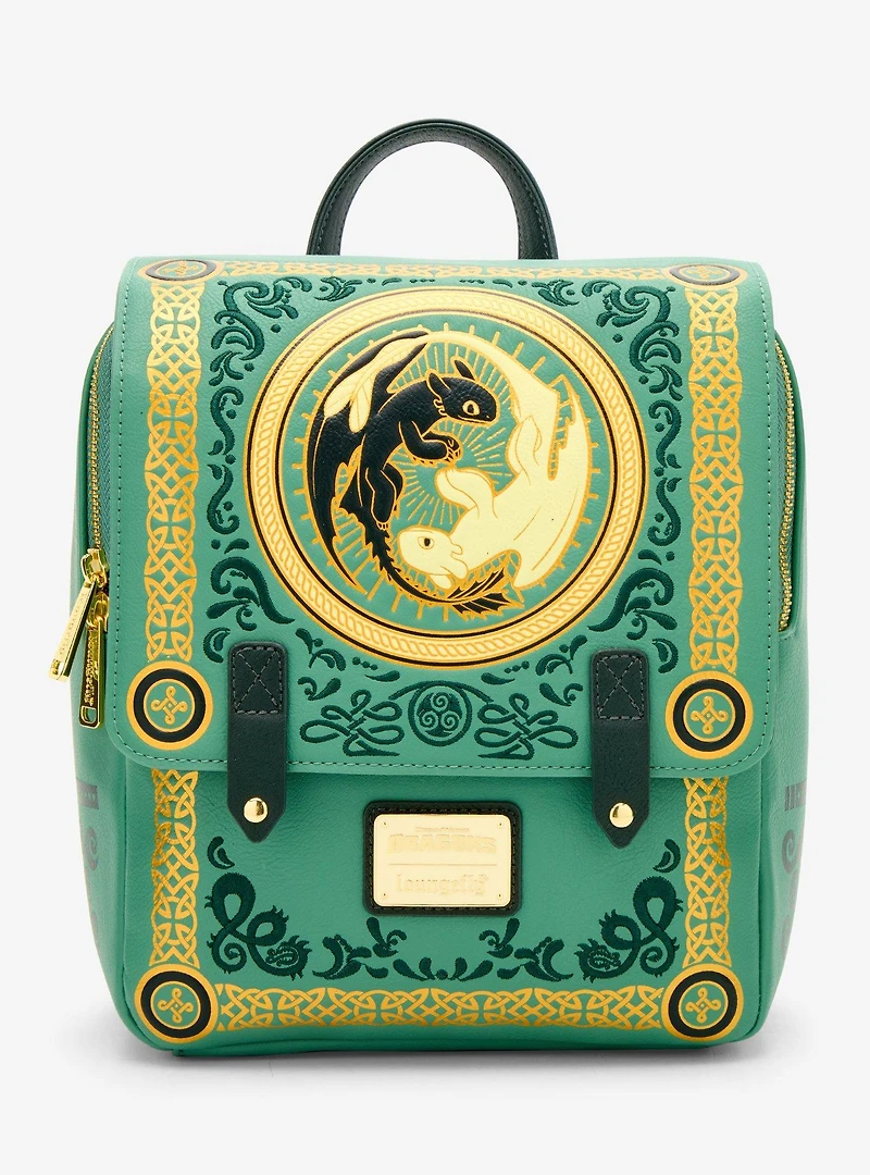 Loungefly DreamWorks How To Train Your Dragon Toothless & Light Fury Mini Backpack — BoxLunch Exclusive