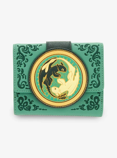 Loungefly DreamWorks How To Train Your Dragon Toothless & Light Fury Zip Wallet — BoxLunch Exclusive