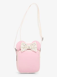 Loungefly Disney Minnie Mouse Rhinestone Bow Crossbody Bag - BoxLunch Exclusive