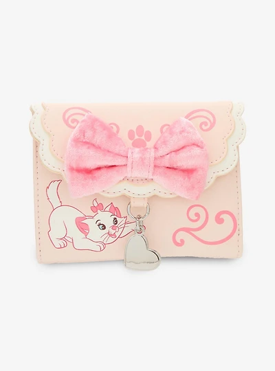 Loungefly Disney The Aristocats Marie Velvet Bow Mini Wallet - BoxLunch Exclusive