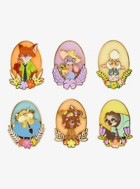 Disney Zootopia Characters Flower Frame Blind Box Enamel Pin - BoxLunch Exclusive