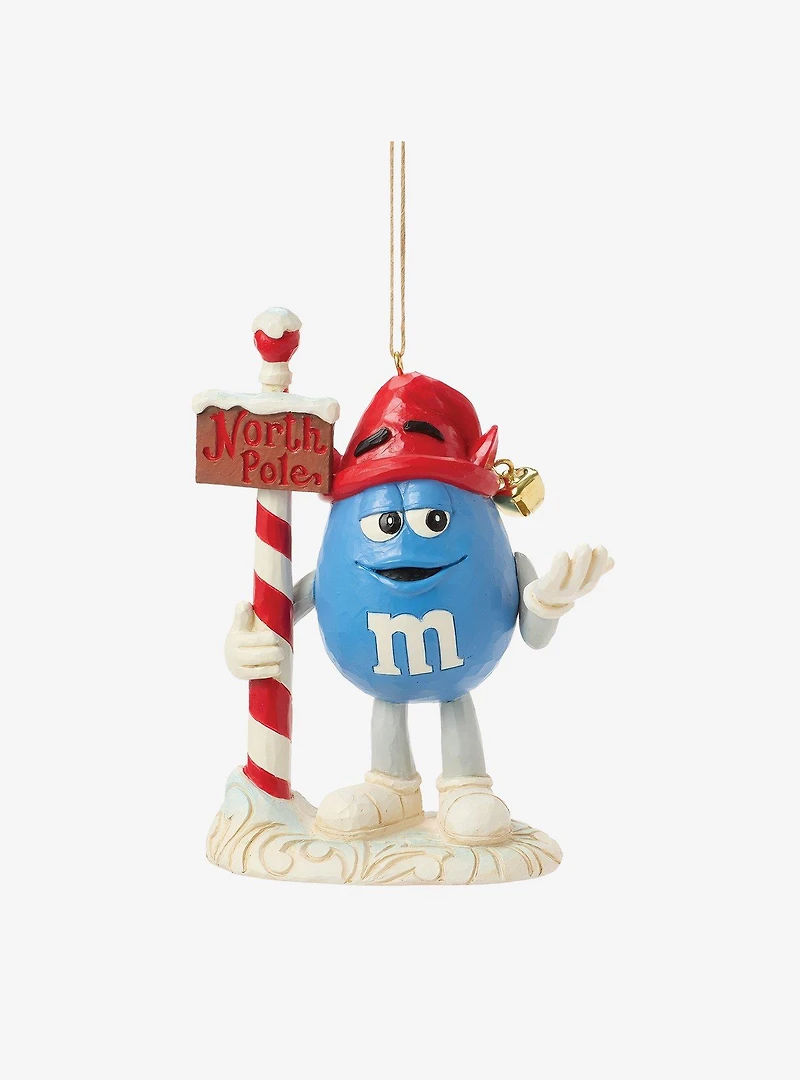 M&Ms Blue Character Elf Ornament