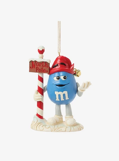 M&Ms Blue Character Elf Ornament