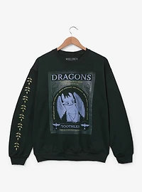 DreamWorks How To Train Your Dragon Toothless Frame Portrait Crewneck - BoxLunch Exclusive