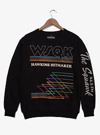 Stranger Things WSQK Logo Women's Crewneck - BoxLunch Exclusive