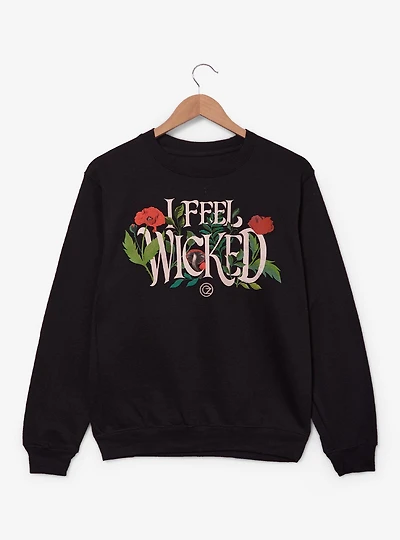 Wicked Floral I Feel Women's Crewneck - BoxLunch Exclusive