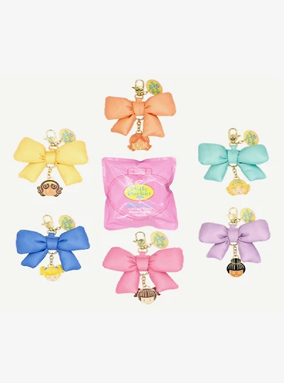 Polly Pocket x Whatever! Makes You Happy Puffy Bow Blind Bag Keychain