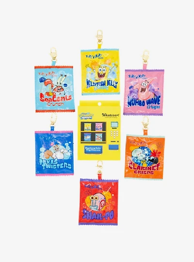 Whatever! Makes You Happy x SpongeBob SquarePants Barg N Mart Chip Bag Blind Box Keychain