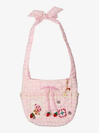 Strawberry Shortcake Pink Gingham Crossbody Bag — BoxLunch Exclusive