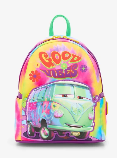 Loungefly Disney Pixar Cars Fillmore Tie-Dye Min Backpack - BoxLunch Exclusive