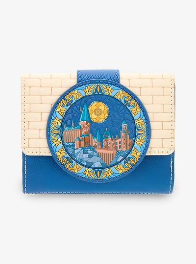 Loungefly Harry Potter Hedwig Hogwarts Stained Glass Zip Wallet — BoxLunch Exclusive