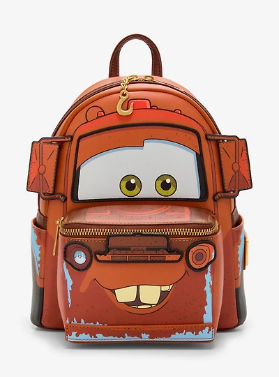 Loungefly Disney Pixar Cars Figural Mater Light-Up Mini Backpack - BoxLunch Exclusive