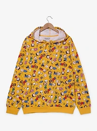 Peanuts Characters Allover Print Women's Hoodie - BoxLunch Exclusive