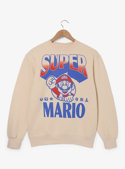Nintendo Super Mario Tonal Crewneck - BoxLunch Exclusive