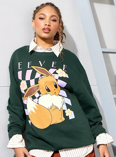 Pokémon Eevee Floral Crewneck - BoxLunch Exclusive