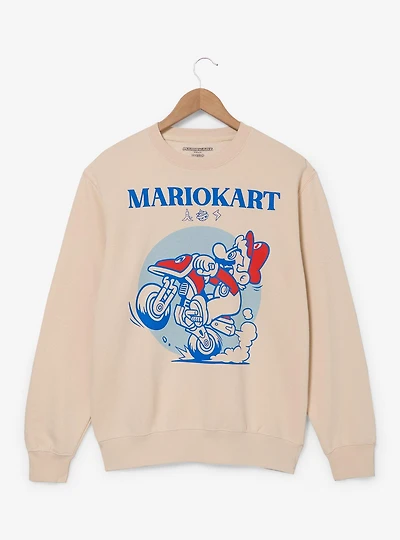 Nintendo Mario Kart Motorcycle Crewneck - BoxLunch Exclusive
