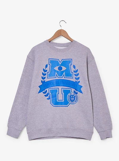 Disney Pixar Monsters University Logo Women's Crewneck — BoxLunch Exclusive