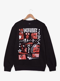 Disney Pixar The Incredibles 2 Panel Icons Crewneck  - BoxLunch Exclusive