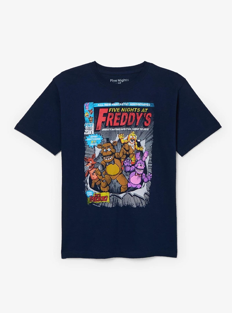 Five Nights At Freddy's Comic Cover Youth T-Shirt - BoxLunch Exclusive