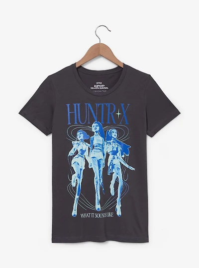 KPop Demon Hunters HUNTR/X Tonal Group Portrait Youth T-Shirt - BoxLunch Exclusive